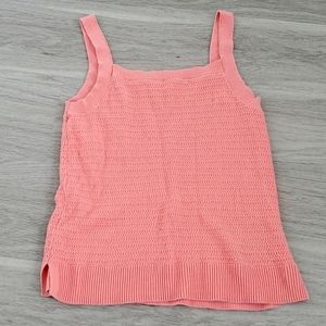 Gap peach sweater tank top